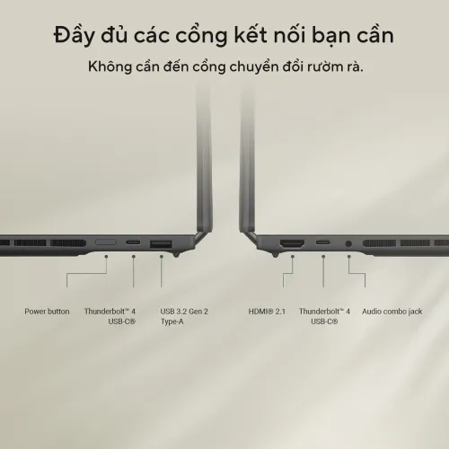 Laptop Asus ZenBook Duo UX8407AA-SN439WS (Intel Core Ultra X7 Processor 358H | 32GB | 512GB | Intel Arc | 14 inch 3K OLED | Cảm ứng | Win 11 | Office | Xám)